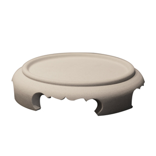 四闲堂 半斋造物白泥炉垫 壶垫 景德镇陶瓷耐热隔热垫功夫茶配件