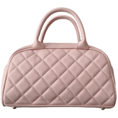 PONPON保龄球包菱格小香风