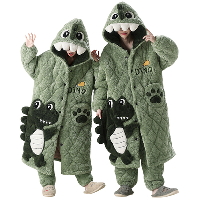 2023年夹棉情侣睡衣男士