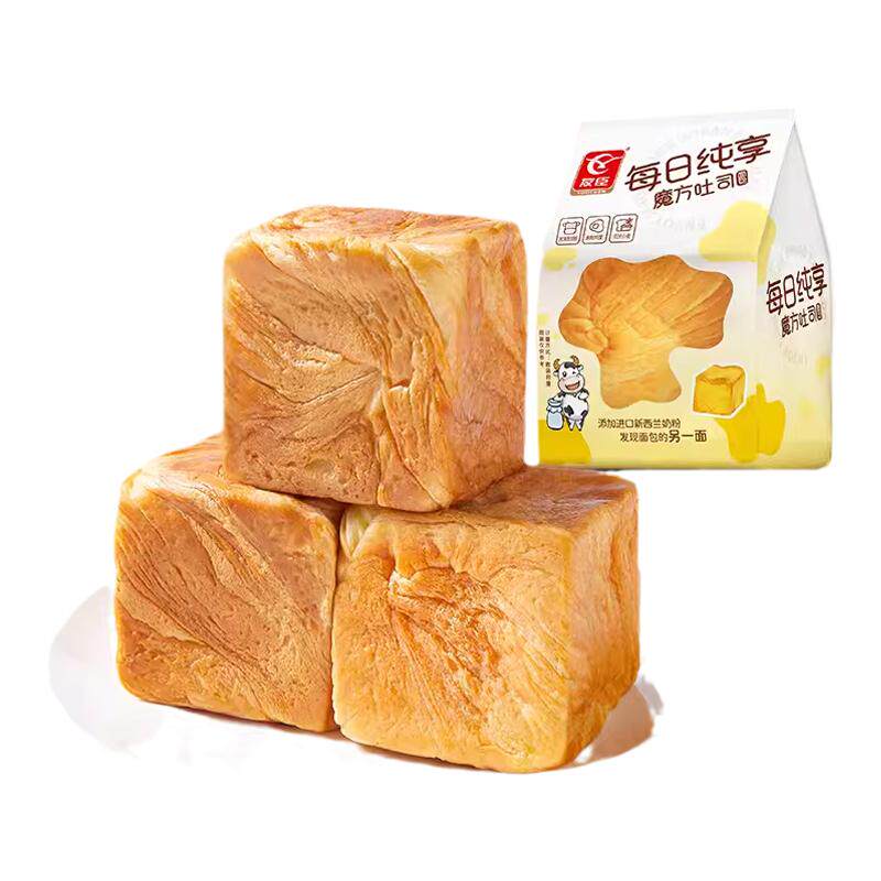 友臣魔方吐司面包480g整箱早餐