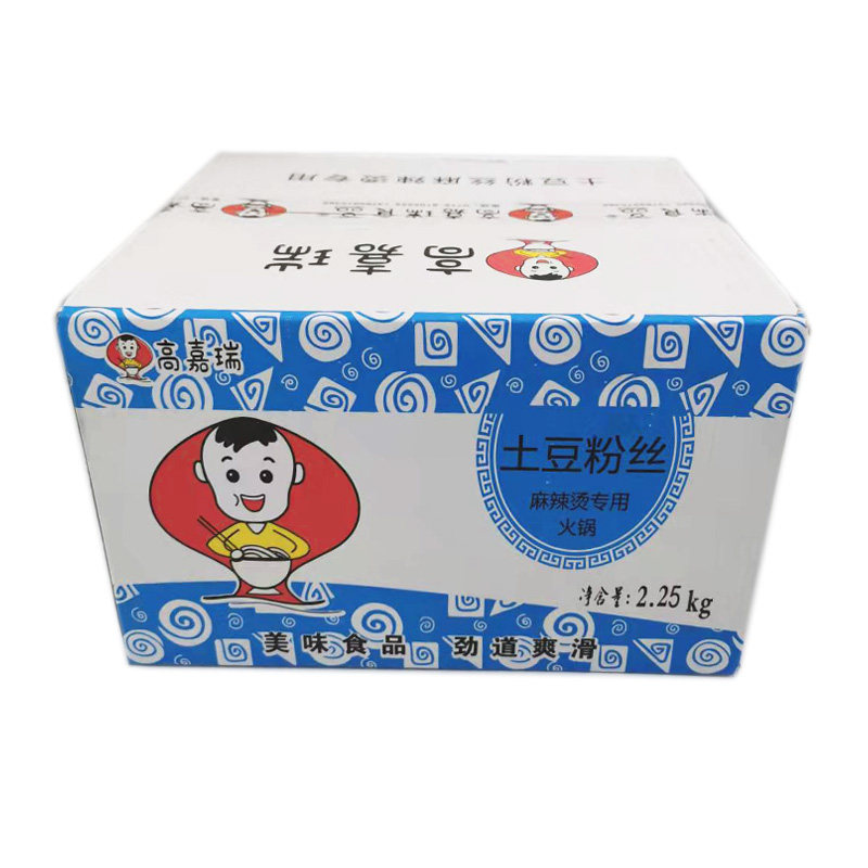 高嘉瑞免泡型土豆粉丝 麻辣烫火锅酸辣粉粉丝汤水晶粉条4.5斤