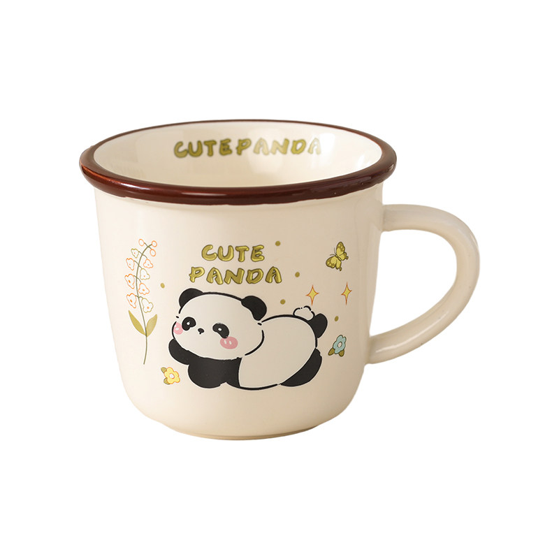 陶瓷水杯可爱卡通早餐杯伴手礼品