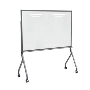 京庆人字型钢化玻璃支架白板办公室会议板磁性可移动涂鸦记事绘画写字板大黑板教学培训看板留言板家用支架式