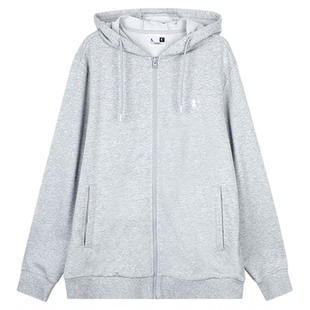 乔丹外套男装2026春季新款官方正品开衫连帽卫衣青少年宽松运动服