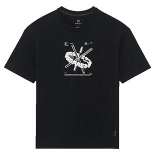 Lining/李宁正品韦德 x Glare艺术家联名系列男子短袖T恤AHSS645