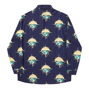 [法国]Helas TOLTEC LS PYJAMA宽松印花休闲长袖衬衫