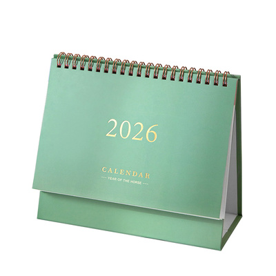 2026年新款简约台历含2025下半年