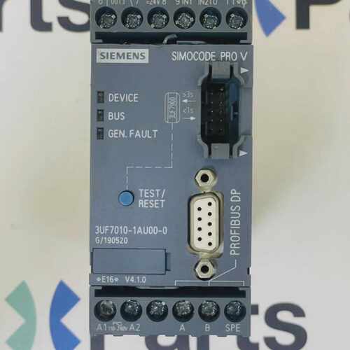 SIEMENS 3UF7010-1AU00-0 BASIC UNIT SIMOCODE PRO V PB PROFIBU