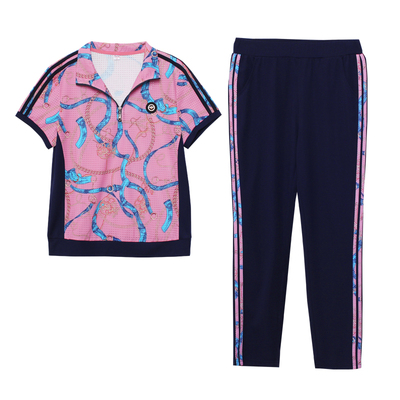 2025夏季新款冰丝薄款运动套装女