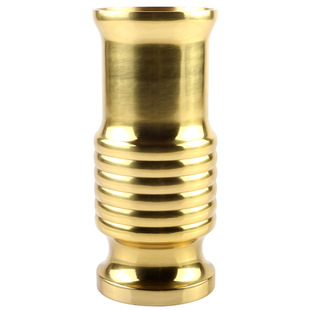 家居用品黄铜香筒摆件供佛龛神台放装香的佛前满堂香家用立式供奉