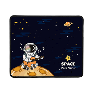 卡通鼠标垫男女生ins风励志电脑办公室桌面快捷键加大锁边滑垫子