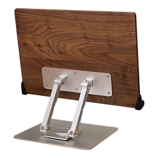 实木多功能升降阅读架360°旋转看书儿童读书架电脑支架桌面厚书