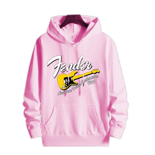 芬达吉他贝斯乐器带帽卫衣芬德Fender爵士摇滚音乐队男女长袖衣服
