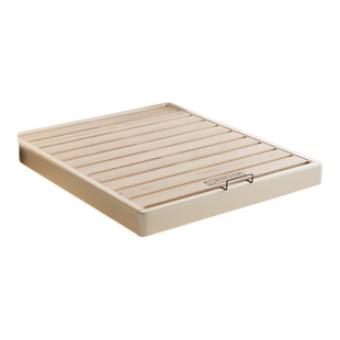 政府补贴纯实木无床头悬浮床架榫卯加厚静音互不干扰榻榻米排骨架