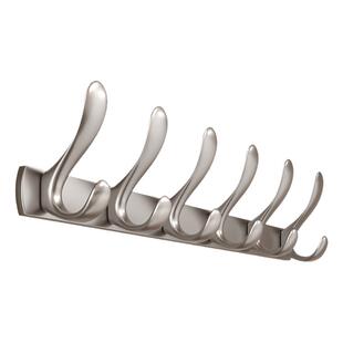 衣柜挂钩一排式打孔固定 墙上挂衣架壁挂 打孔入户门玄关挂衣钩