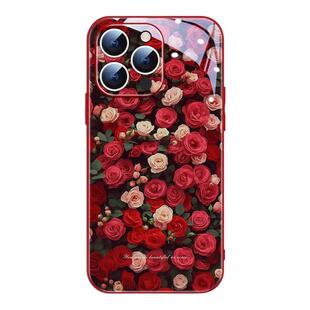 浪漫玫瑰花适用苹果17promax手机壳新款iPhone16简约气质15本命年14时尚女款13全包防摔12高级个性plus小众风