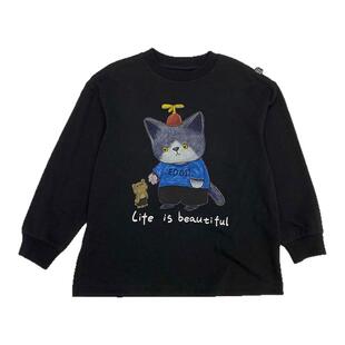 EDO童装一度25年秋冬新款男女童卡通长袖T恤儿童休闲上衣