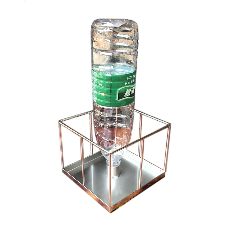 304不锈钢乌龟喂食器 陆龟喂食盘鸡鸭鹅鸟食盆水盘黄缘自动喂水器