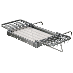 比人高层窗外晾衣架阳台晾衣神器室外系统窗户外置护栏折叠挂窗台