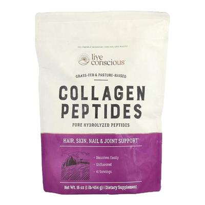 LiveConscious胶原蛋白肽粉焕活肌肤弹润与关节强韧易吸收