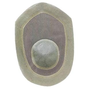 假发男士超薄隐形生物头皮假发光头无痕定制补发真发自然头顶短发