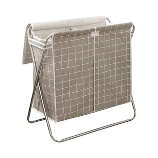 脏衣服收纳筐脏衣篓家用可折叠脏衣篮高颜值带盖污衣篮大号分区袋