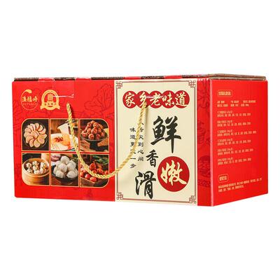 渔福哆青鱼丸礼盒装湖北赤壁特产手工现做鱼糕珍珠肉丸藕丸蛋卷