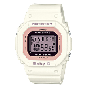 卡西欧BABY-G BGD-5000U-7D/1B/5650-1/2/7 太阳能电波防水女手表