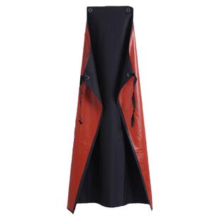 定制加厚黑红男女长款防水薄款无袖屠宰厂餐饮酒店厨房耐污皮围裙