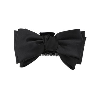 黑色蝴蝶结发饰抓夹大号发夹女头顶高颅顶夹子高级感在逃公主头饰