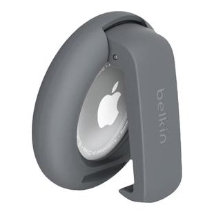 Belkin贝尔金适用苹果AirTag钥匙扣书包挂扣全包airtags保护卡扣追踪器别扣 宠物定位防丢挂绳扣防摔壳