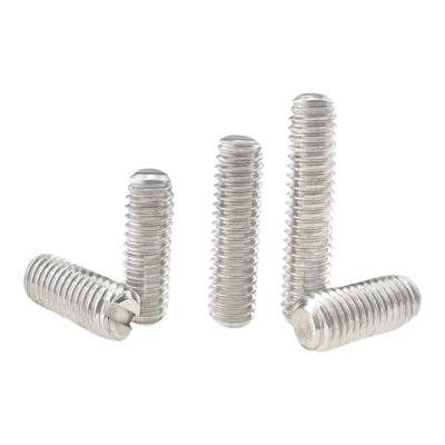 304不锈钢一字平端紧定螺钉