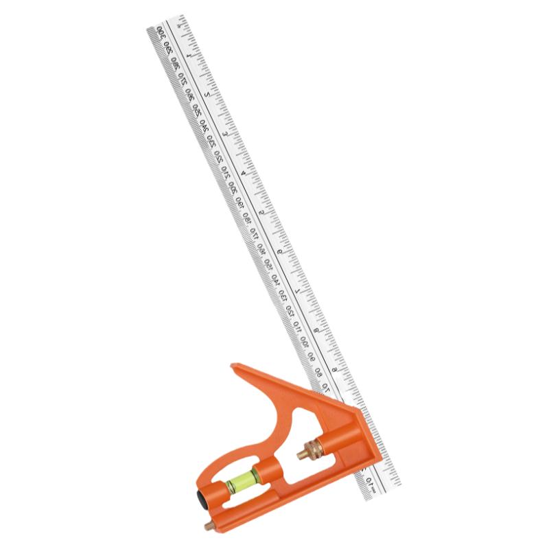 不锈钢角尺水平直角尺90度测量拐尺三角尺木工尺多功能角度尺钢尺