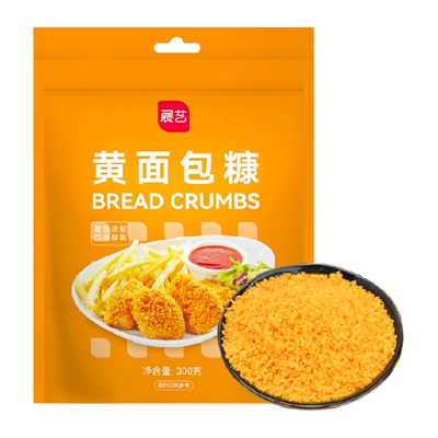 展艺黄面包糠油炸不回软耐炸酥脆