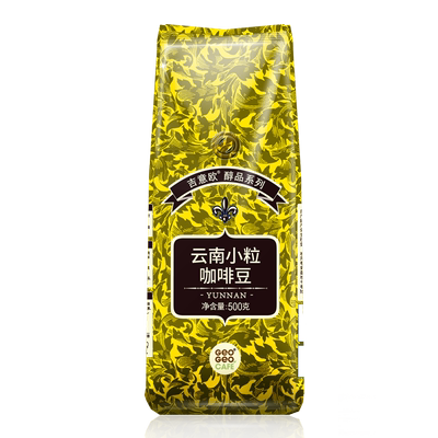 吉意欧GEO云南小粒咖啡豆500g