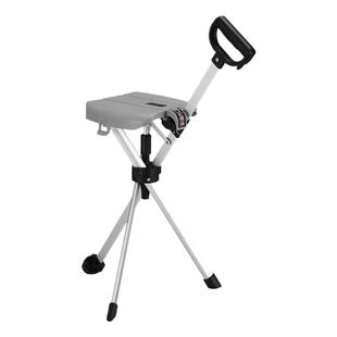 隆世洲老人拐杖凳椅多功能手杖防滑折叠便携轻便助行可坐拐棍方便