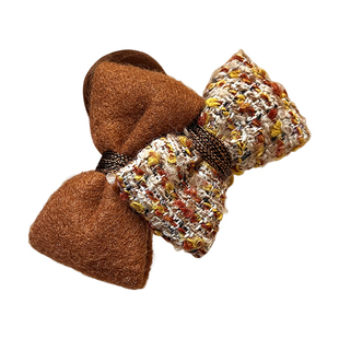 秋冬毛绒抓夹大号发量大发夹女2025新款高端鲨鱼夹后脑勺夹子头饰