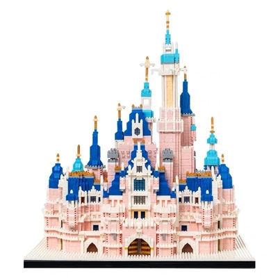 女孩子系列乐高积木迪士尼城堡