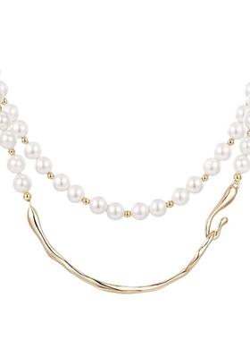 shes轻奢高级感项链女锁骨链