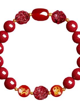 普陀山高含量朱砂手串高品质