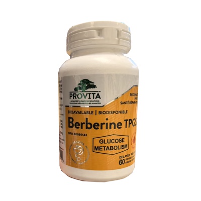 加拿大PROVITA Berberine TPGS小檗碱60粒白毛茛黄连等植物提取