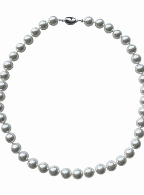 高级感水晶珍珠项链女