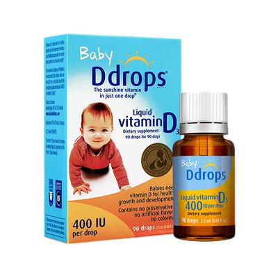 Ddrops宝宝维生素d3滴剂促钙吸收