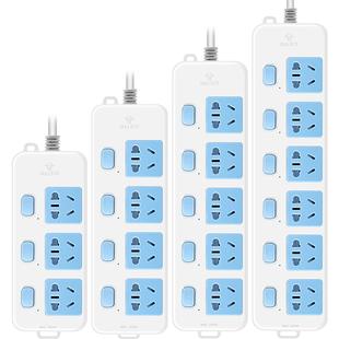 公牛插座正品独立开关多功能排插板带线扦插座接线板分控多孔插排