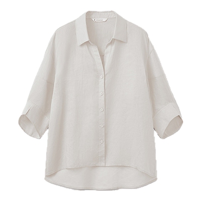 播薄款宽松淡人气质衬衫女夏季法式绝美小上衣DDS2CD5109