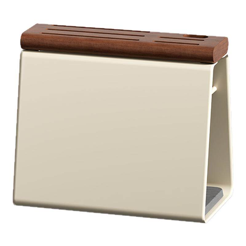 咚西中古风刀架置物架厨房台面菜刀架刀具收纳架木质刀座刀具套装