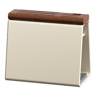 咚西中古风刀架置物架厨房台面菜刀架刀具收纳架木质刀座刀具套装