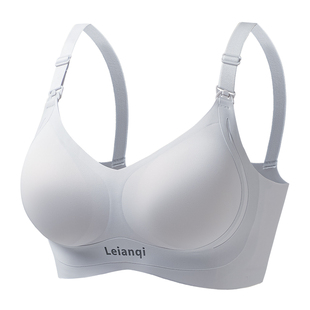 孕妇哺乳内衣聚拢防下垂产后喂奶专用孕期舒适反重力提拉文胸罩薄