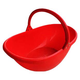 农用手提篮撒化肥篮子大号蔬菜水果采摘篮加厚塑料家用沥水塑料筐