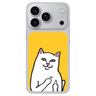 SkinAT 手机背面局部区域贴膜适用 iPhone 17 Pro /18 Pro Max痛机贴 18 Fold卡片贴 卡通猫狗系列可爱背板贴